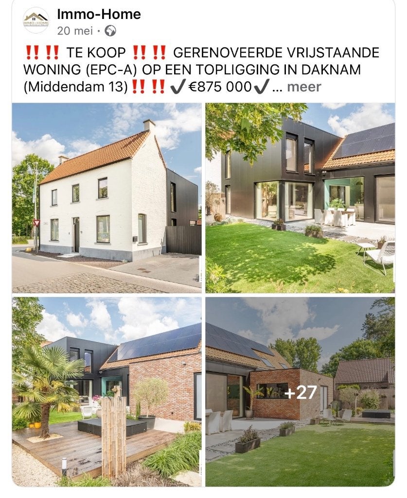 Woning, Vrijstaande woning, Provincie Oost-Vlaanderen