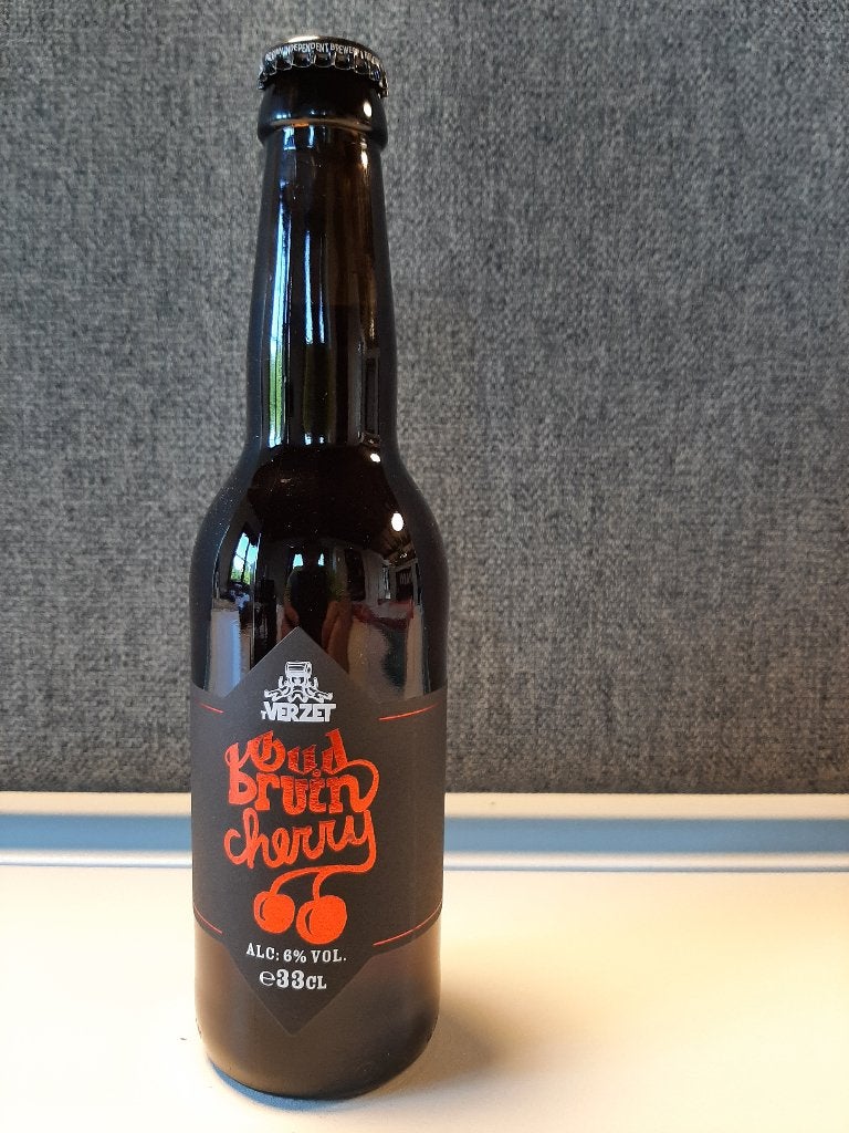 't verzet oud bruin cherry 2019 - 33 cl - 6%, Verzamelen, Ophalen, Nieuw, Flesje(s), Overige merken