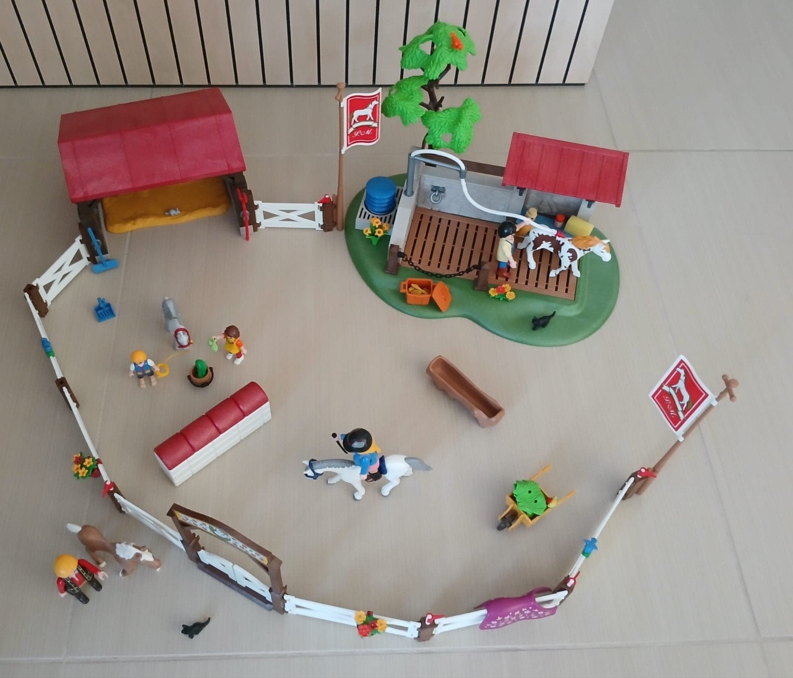 Playmobil 70166 - Ferme des poneys, Enlèvement, Comme neuf, Kit complet