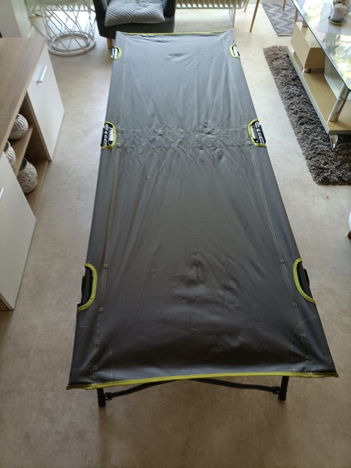 Camping bed, Ophalen