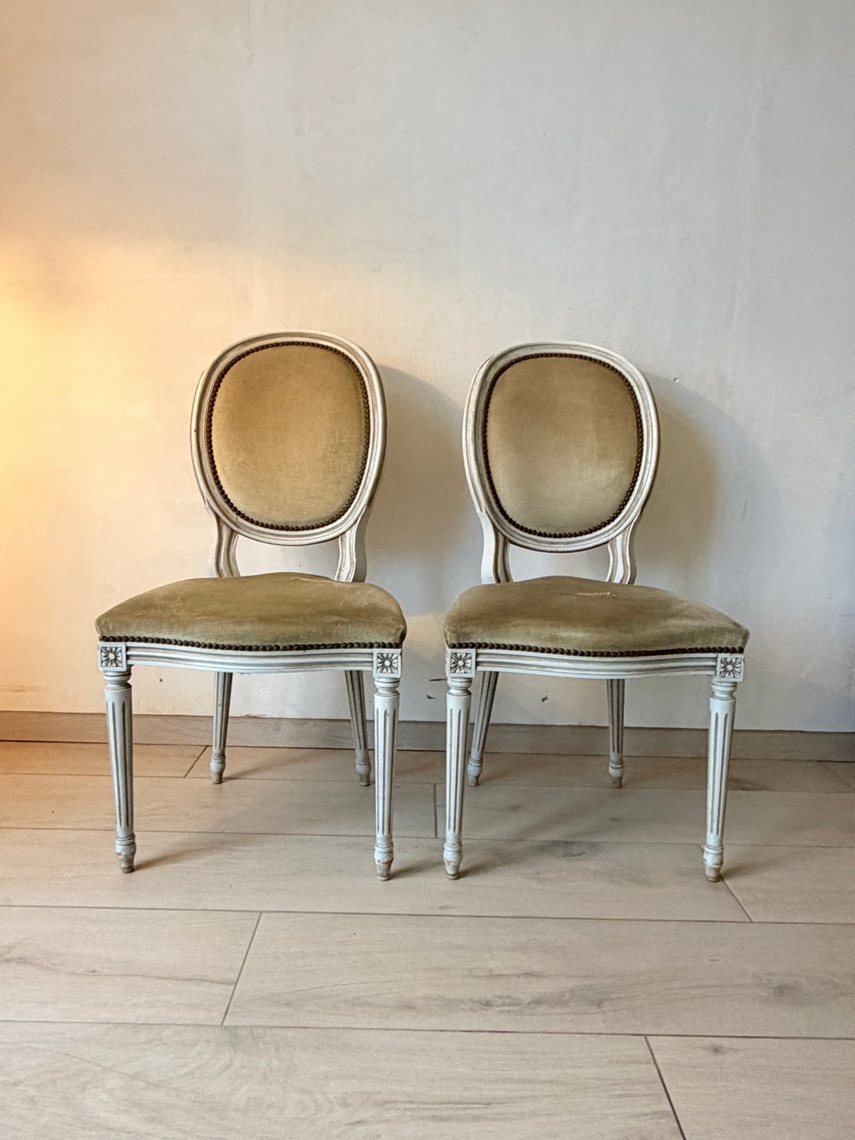 antieke Medallion stoelen, Huis en Inrichting, Ophalen, Zo goed als nieuw