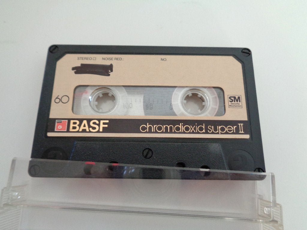 K7 audio enregistrables. BASF 60 Chromdioxid Super, Envoi, Utilisé, Originale