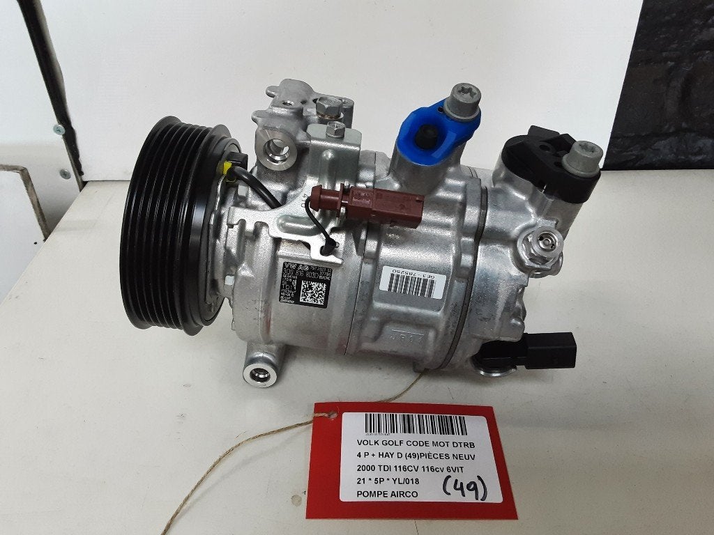 COMPRESSEUR CLIMATISATION Golf VIII (CD1) (3Q0816803D), Volkswagen, Volkswagen AG, Utilisé, Kundenbetreuung@volkswagen.de