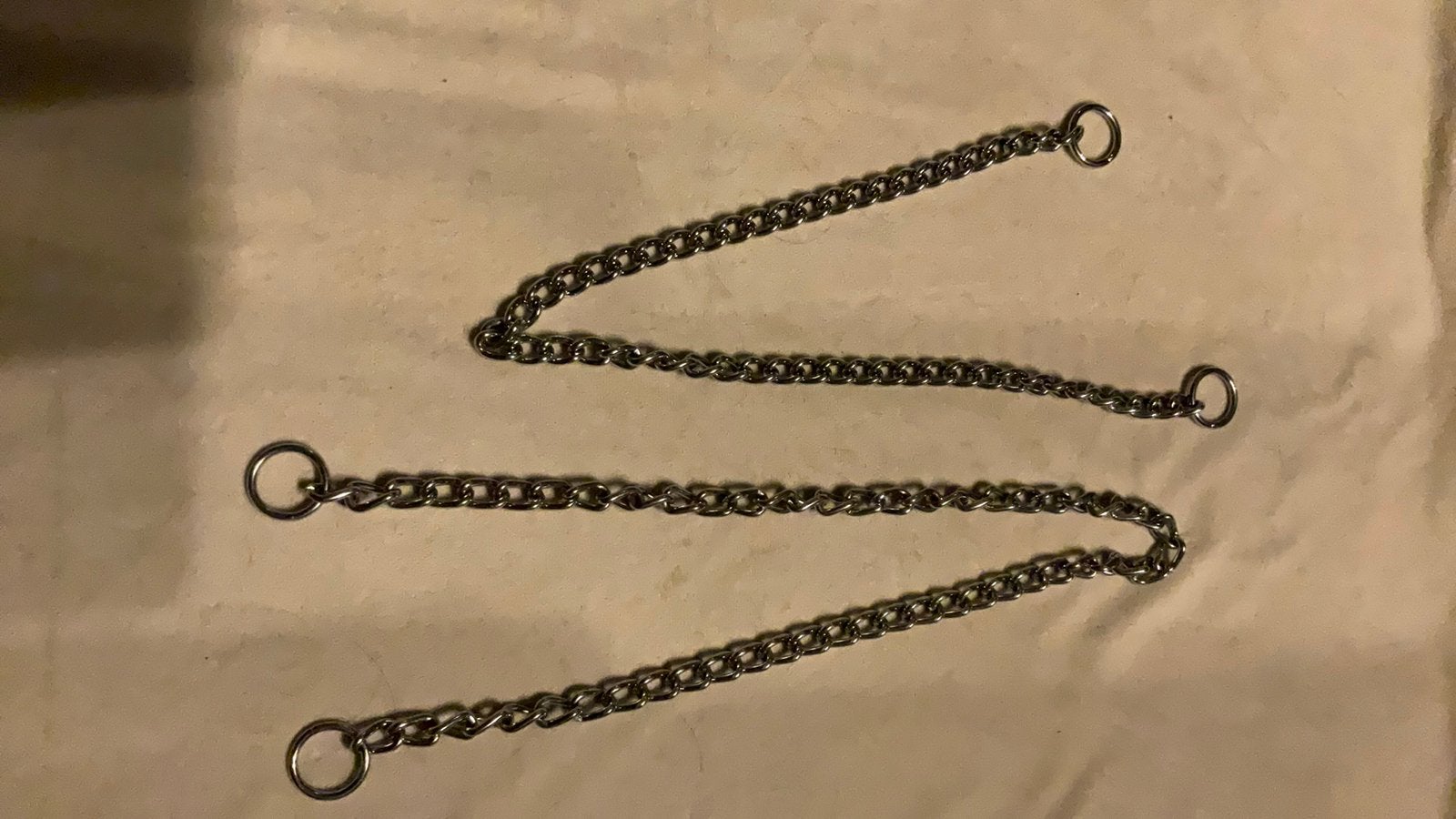 Hondenketting, Dieren en Toebehoren, Hondenriemen, Ophalen, Zo goed als nieuw, Hondenriem-accessoire