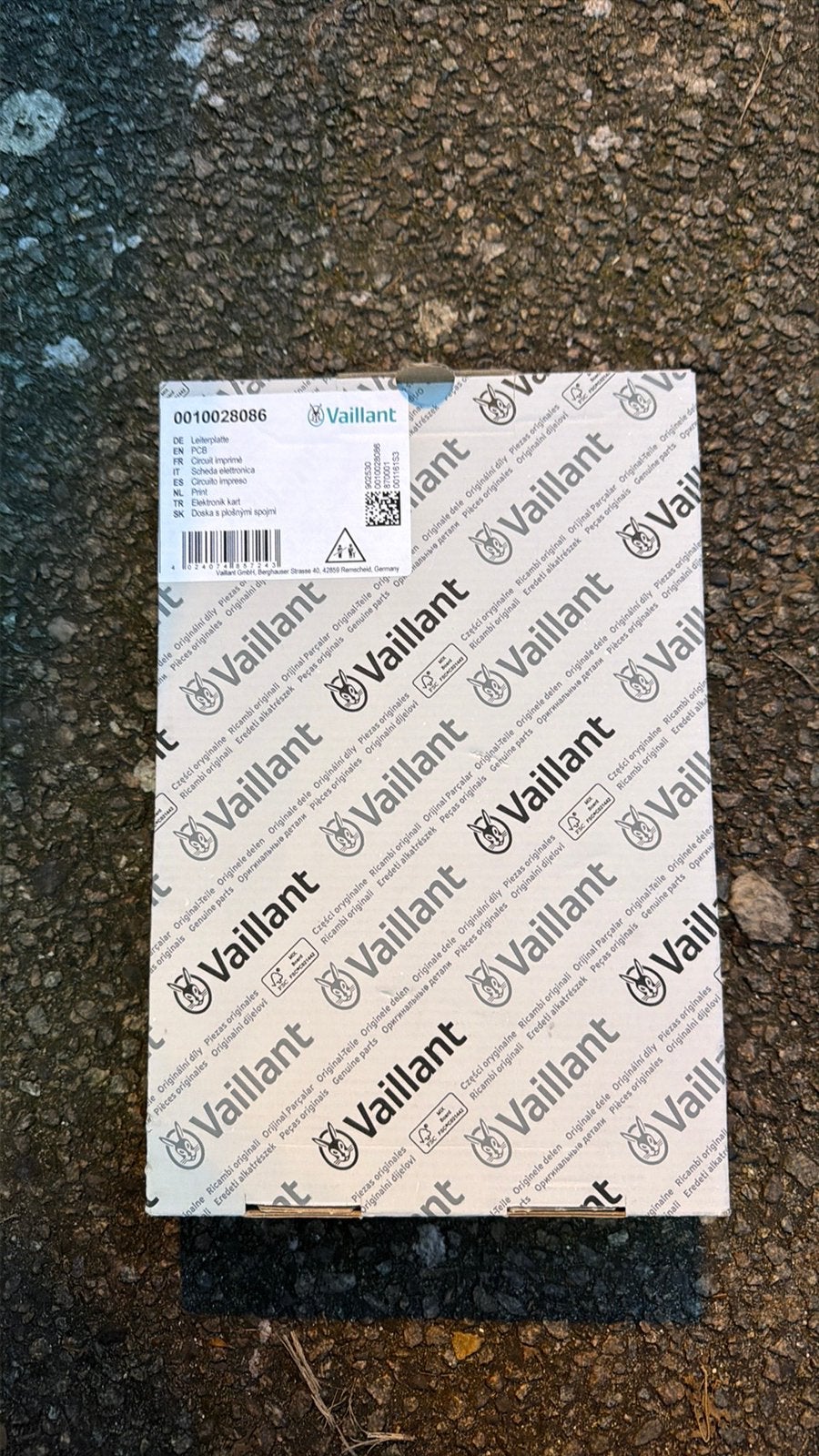 Vaillant carte imprime 0010028086 neuf, Bricolage & Construction, Enlèvement ou Envoi, Comme neuf