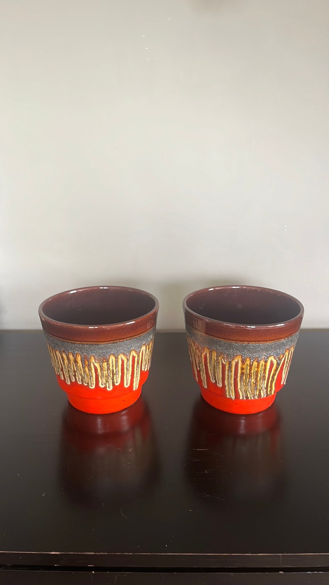 Duo de pots de fleurs Fat Lava, Enlèvement, Poterie