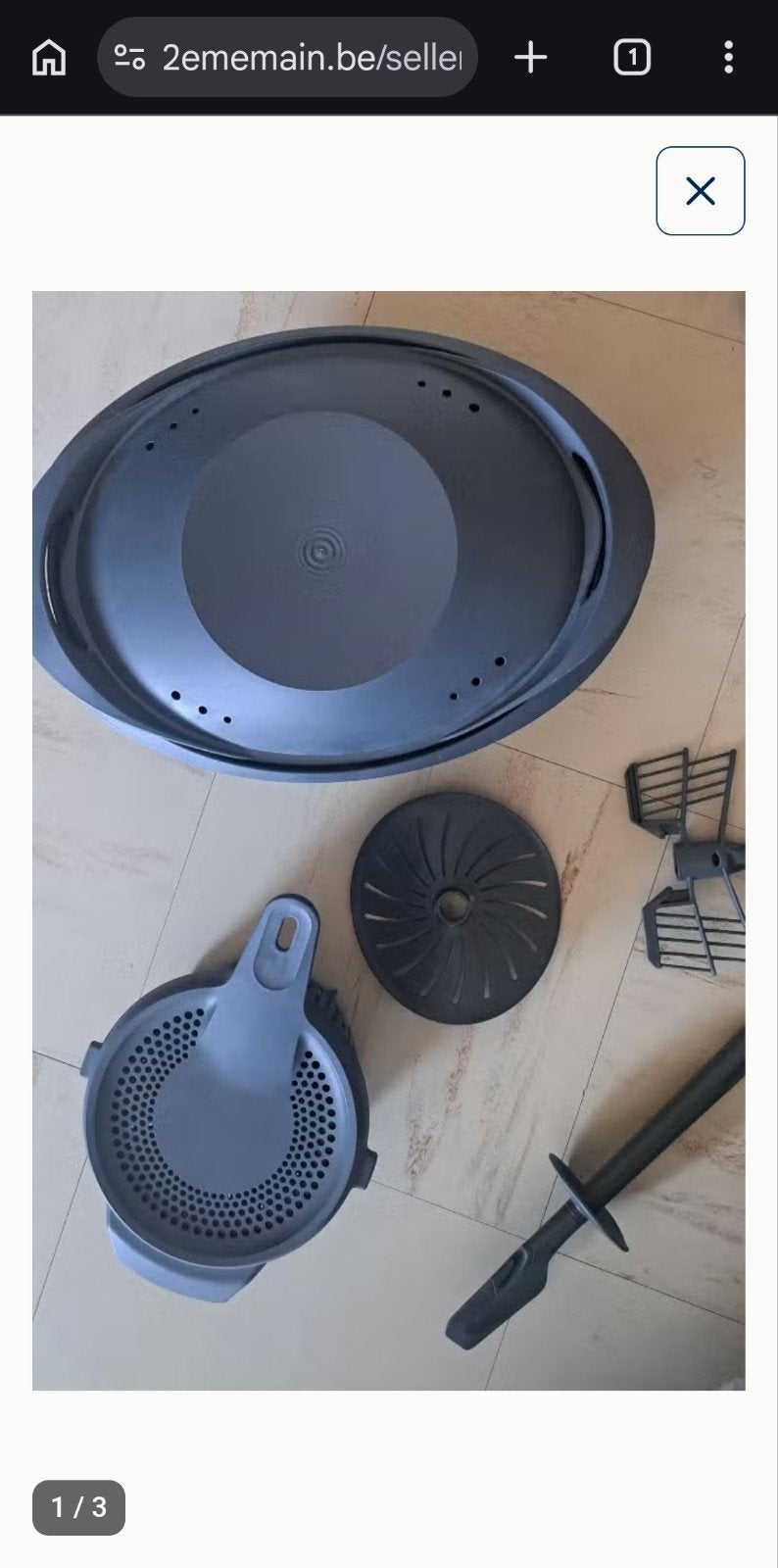TM5 À SAISIR! 400 EUROS + ACCESSOIRES, Electroménager, Résiste au lave-vaisselle, Comme neuf, Enlèvement, 3 vitesses ou plus