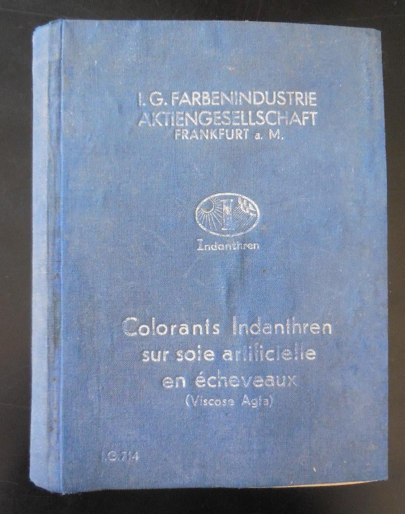 livre d'échantillons I.G. Farbenindustrie Frankfurt a. M., Enlèvement ou Envoi