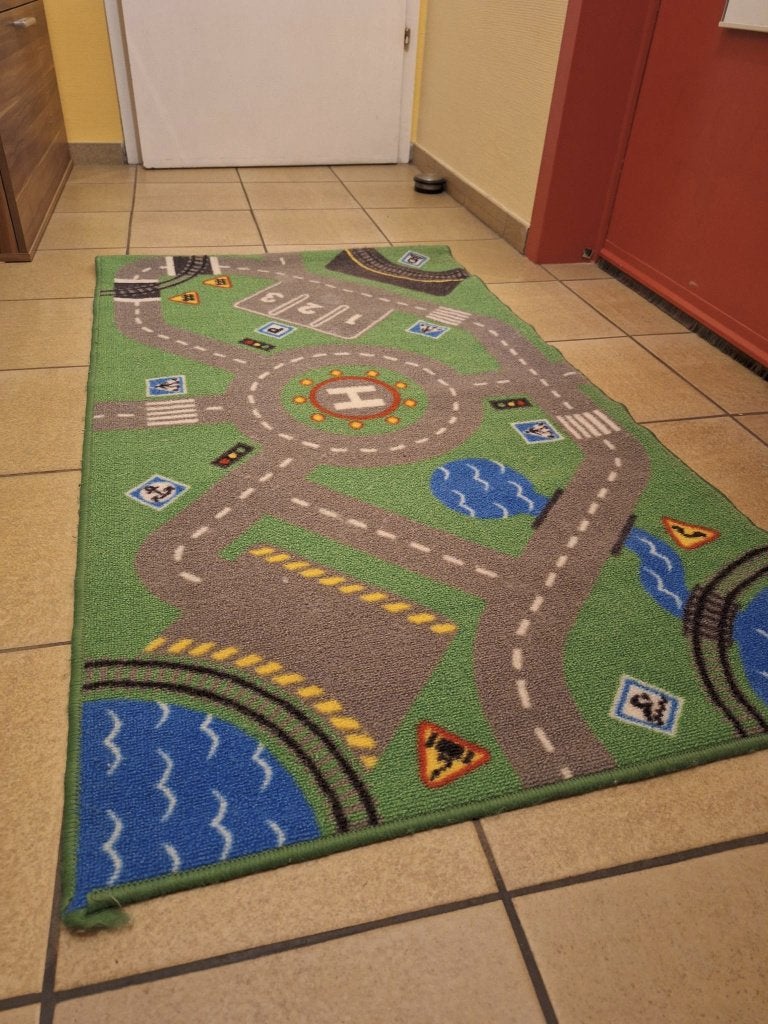 Tapis de jeu - circuit voitures, Enlèvement, Utilisé, Circuit