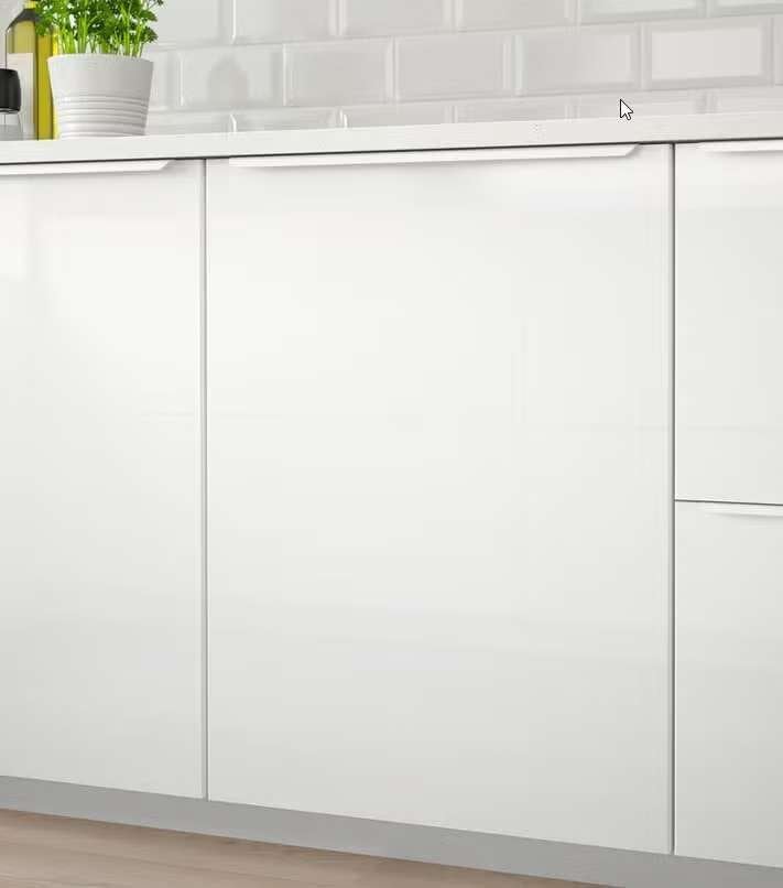 Ikea Metod Ringhult deur hoogglans wit 60 x 80cm, Ophalen, Wit, Nieuw, 50 tot 100 cm