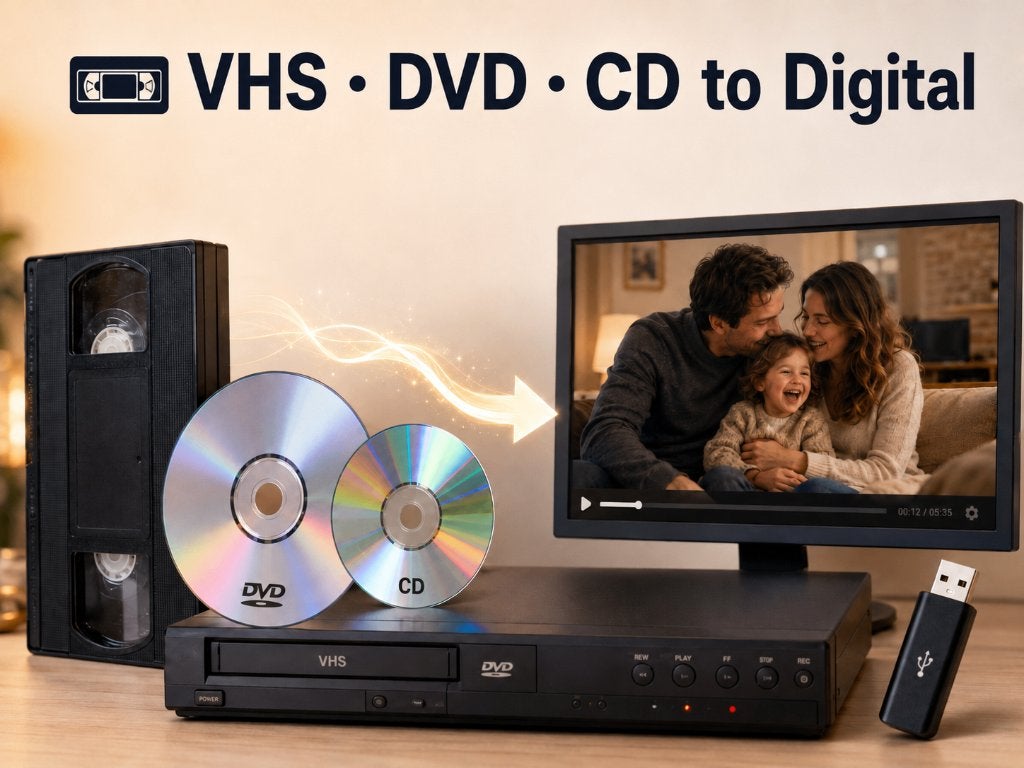 Numérisation VHS, DVD et CD, CD & DVD, VHS | Film, Enlèvement