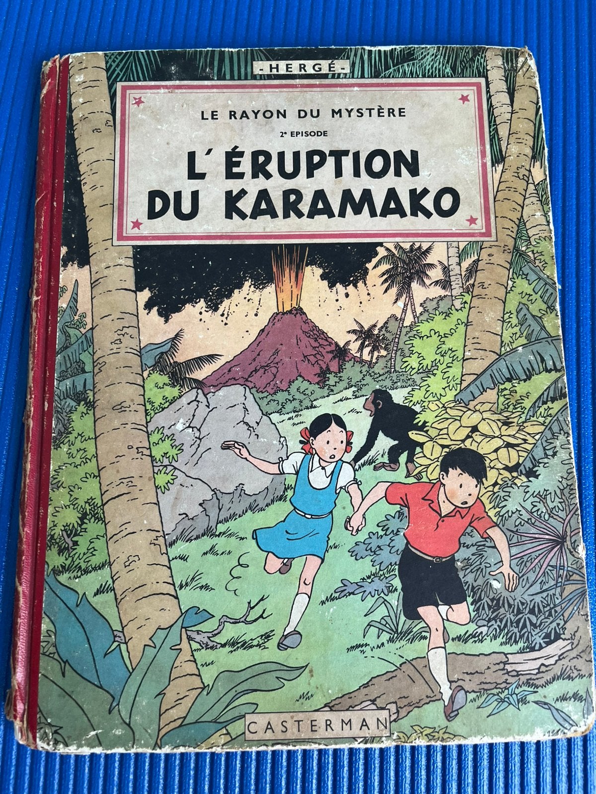 L’éruption du karamako Hergé, Eén stripboek, Ophalen of Verzenden, Gelezen