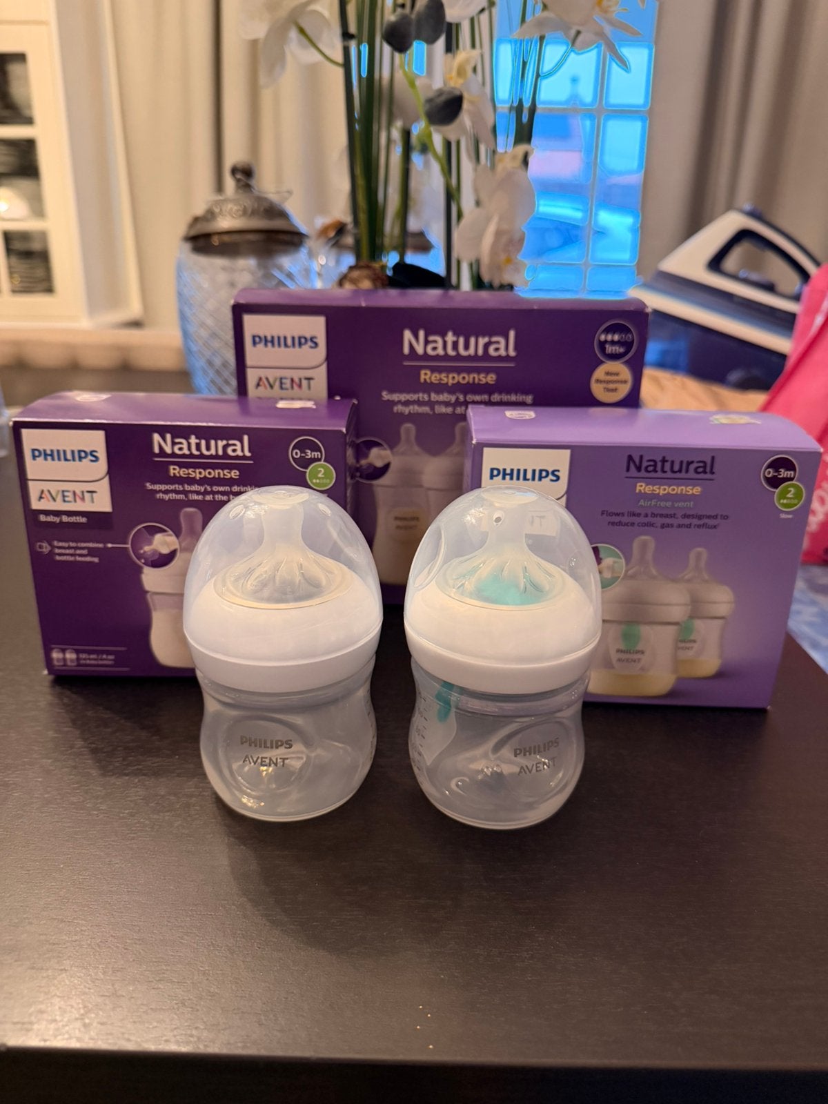 Avent flessen, Ophalen, Nieuw
