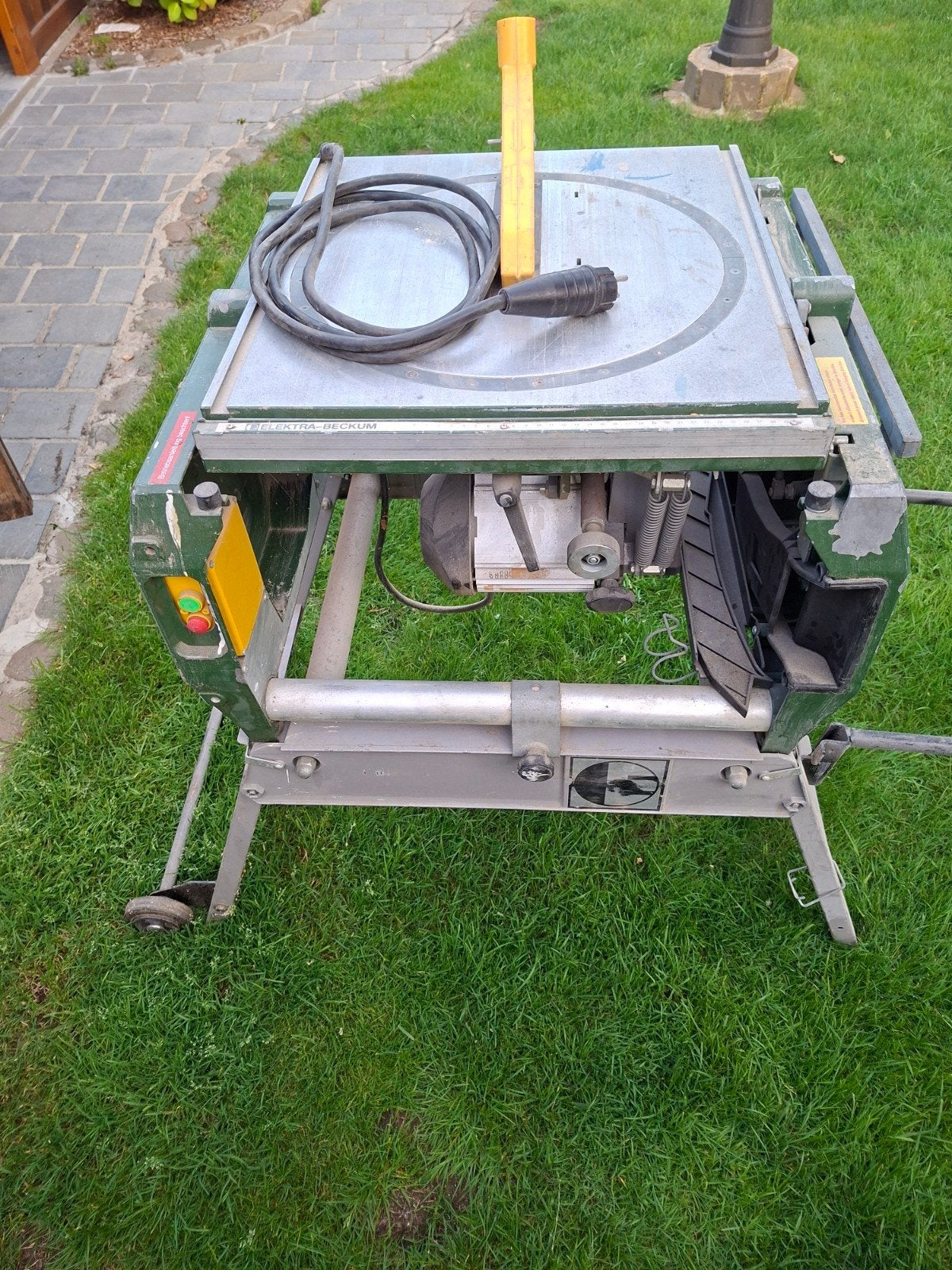 tafelzaagmachine elektra beckum, Ophalen, Afkortzaag