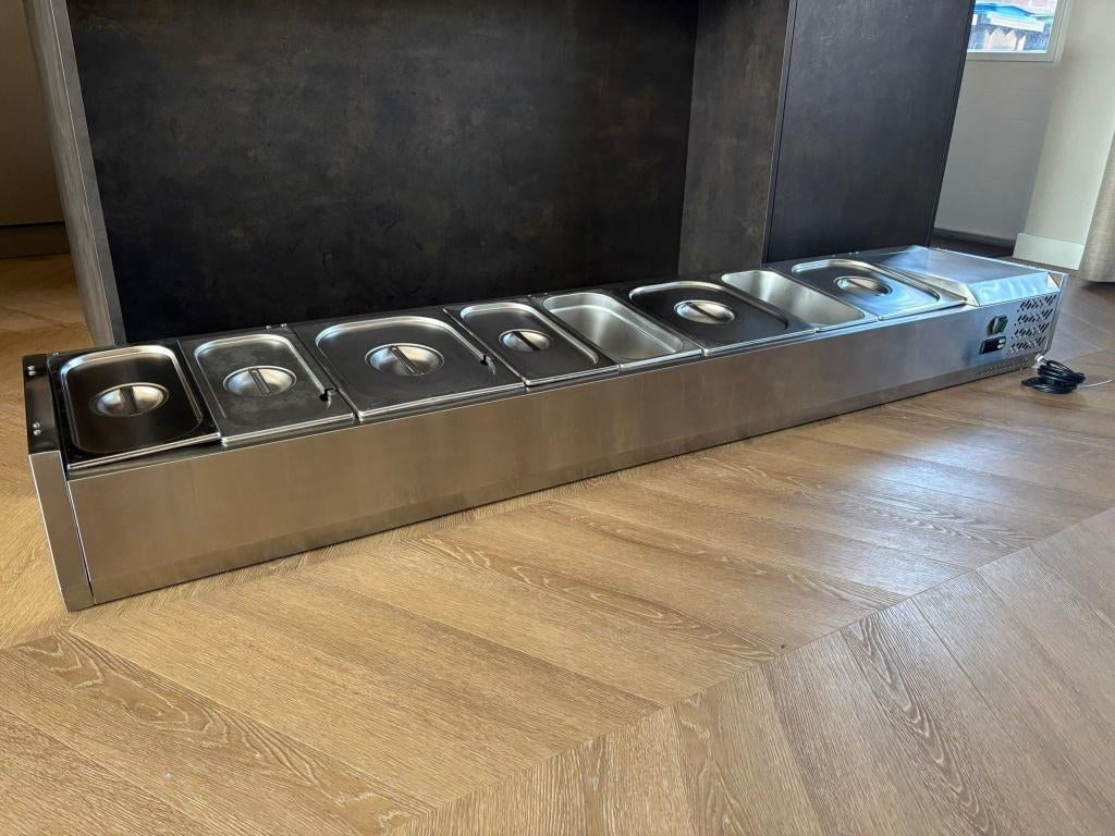 Vitrine/saladette réfrigérée de comptoir Saro, 200 cm, Electroménager, Enlèvement, Neuf