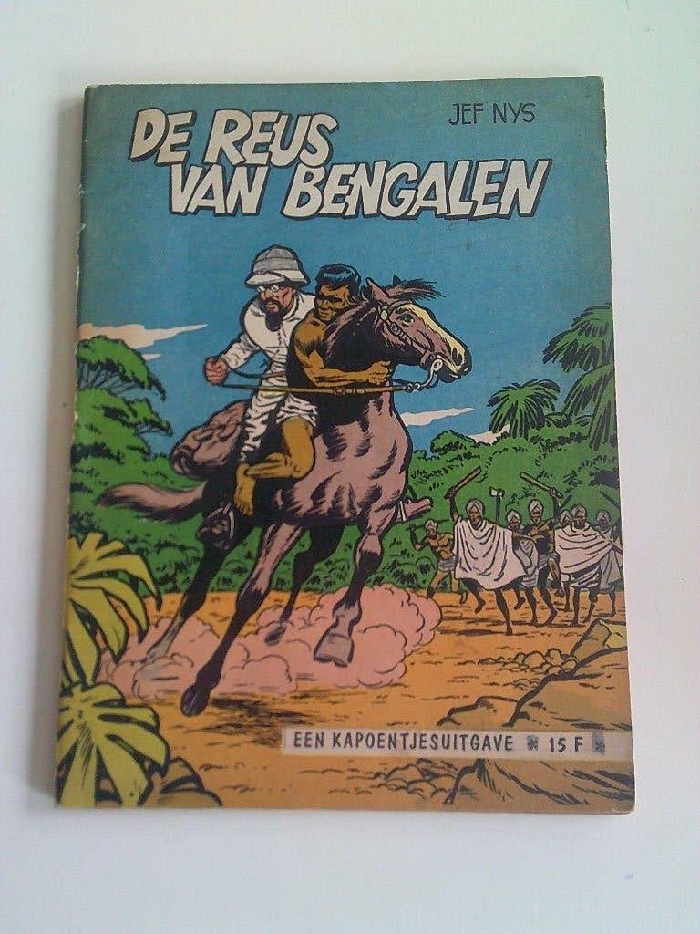 De reus van Bengalen , Jef Nys . 1ste druk 1960, Enlèvement ou Envoi