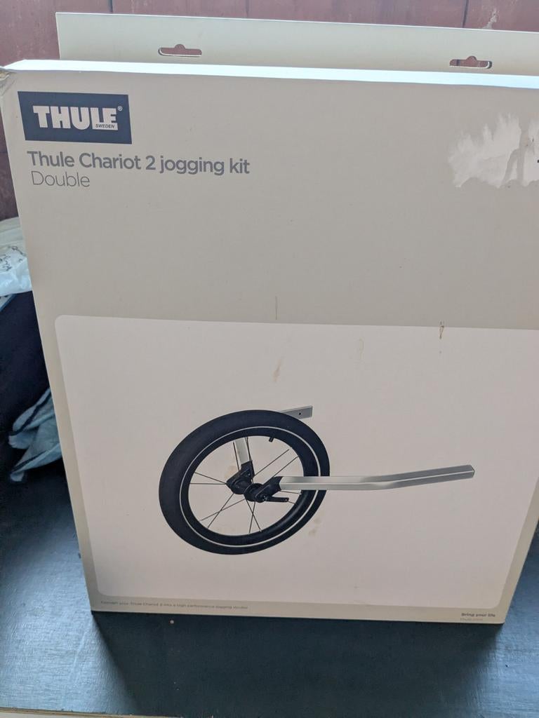 Thule charriot 2 jogging kit, Fietsen en Brommers, Ophalen