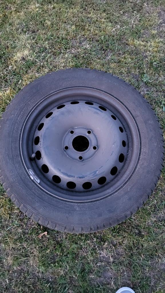 Stalen velg winterbanden, Ophalen