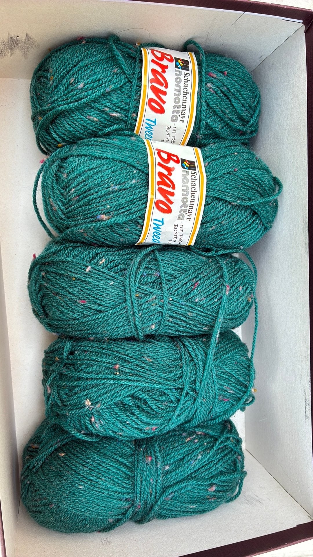 5 bollen breigaren BRAVO Tweed voor 5€, Hobby & Loisirs créatifs, Tricot & Crochet, Enlèvement, Neuf