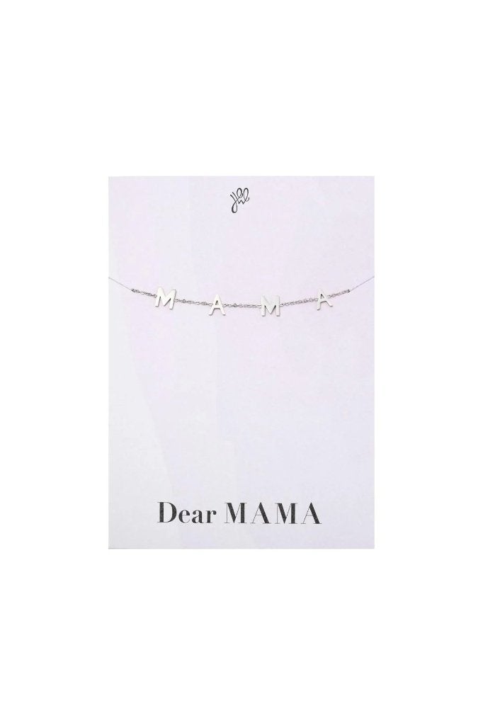 Armband Dear Mama Zilver Stainless Steel, Ophalen of Verzenden, Nieuw, Grijs, Zilver