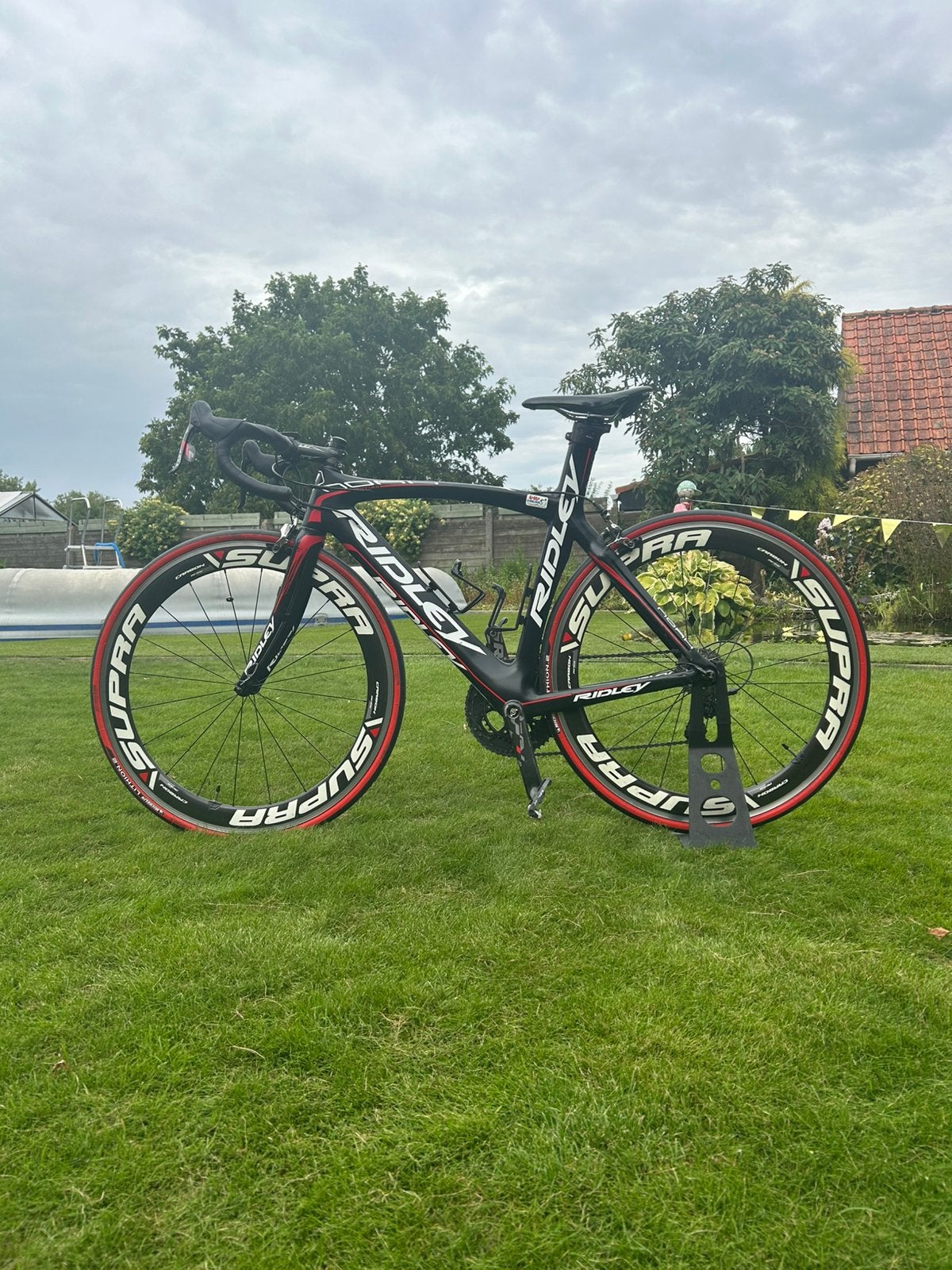 Full Carbon koersfiets Ridley Noah Team Lotto Belisol, Fietsen en Brommers, Ophalen, Zo goed als nieuw, Carbon