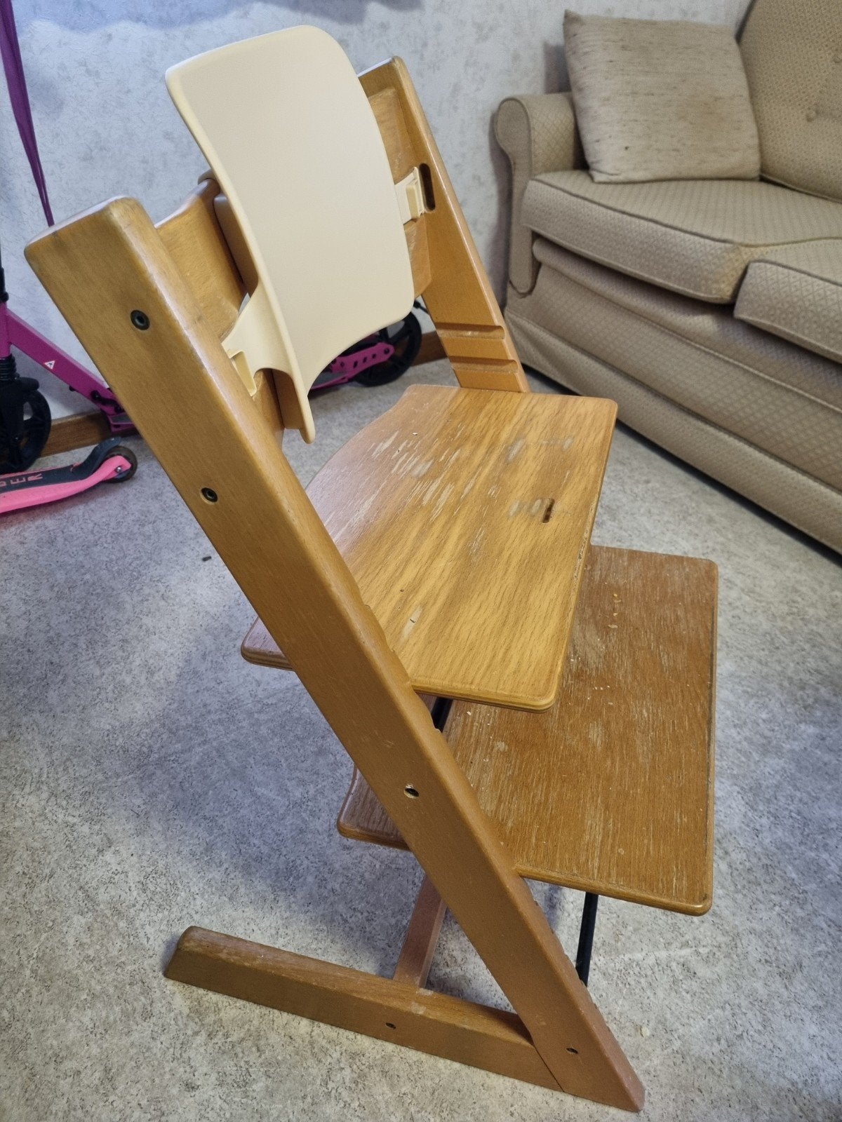 Chaise pour bébé Tripp Trapp Stokke, Enlèvement, Utilisé, Chaise évolutive, Réducteur de chaise