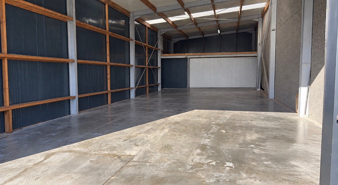 Entrepôt à louer sortie de Waregem, 150 m², Location, Stock ou Remise
