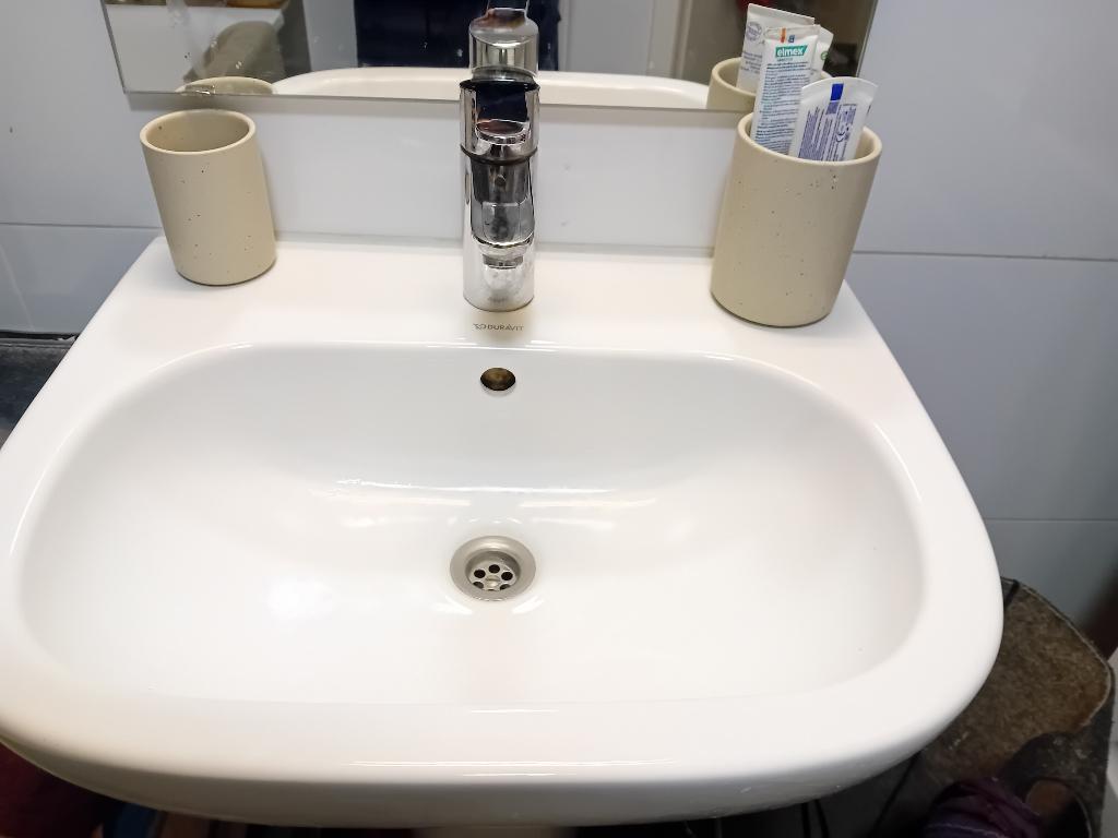 Evier salle de bain Duravit et robinet Grohe, Enlèvement, Utilisé