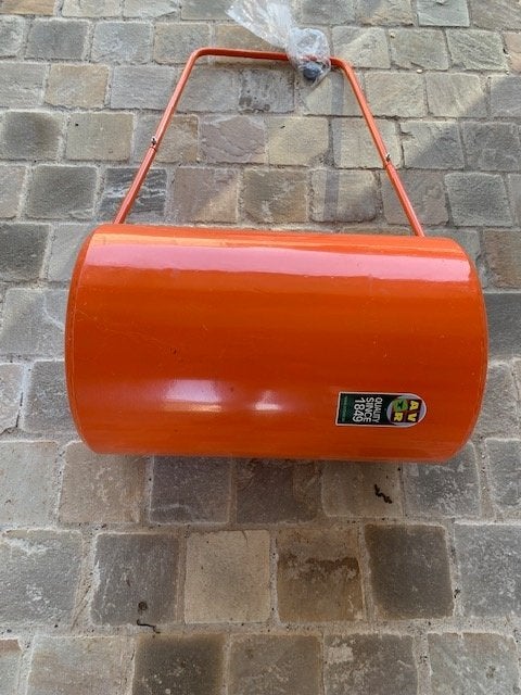 aandrukrol, Tuin en Terras, Hand-tuingereedschap, Ophalen, Zo goed als nieuw, Overige soorten