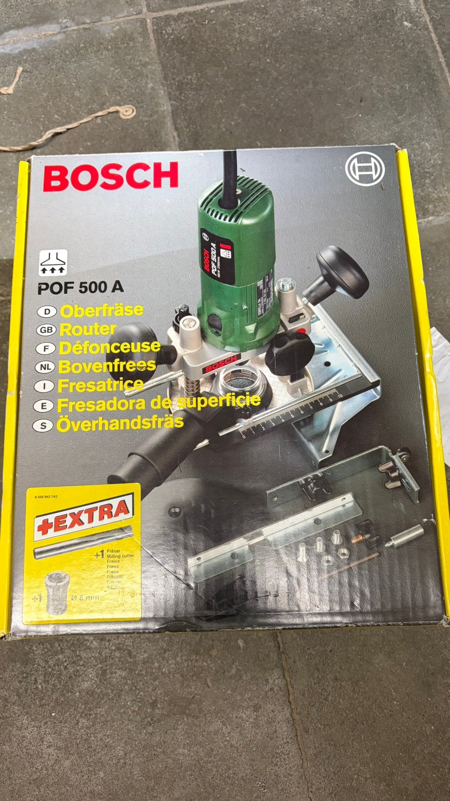 Defonceuse Bosch POF 500A, Bricolage & Construction, Outillage | Fraiseuses, Enlèvement, Comme neuf