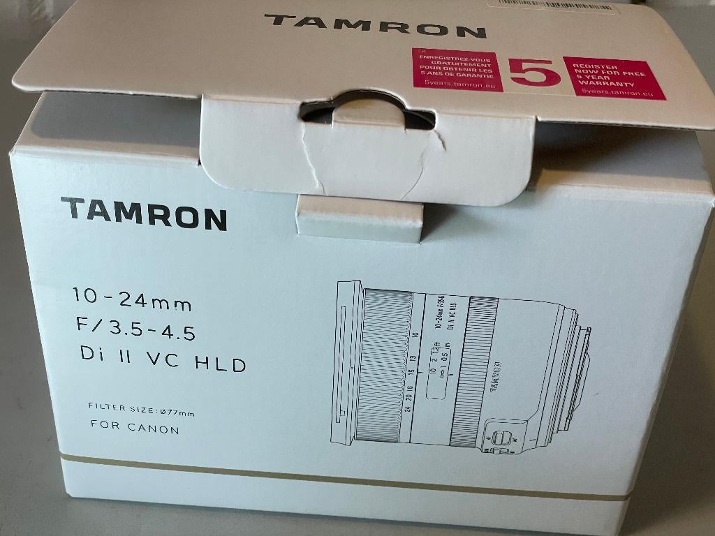 objectif TAMRON 10-24mm f 3,5 - 4,5, Enlèvement ou Envoi, Comme neuf, Autres Marques