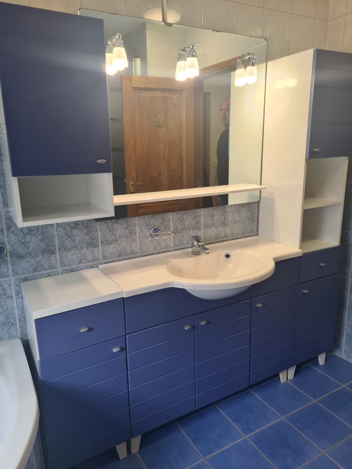 Meuble salle de bains, 25 à 50 cm, 150 à 200 cm, Utilisé, Autres types