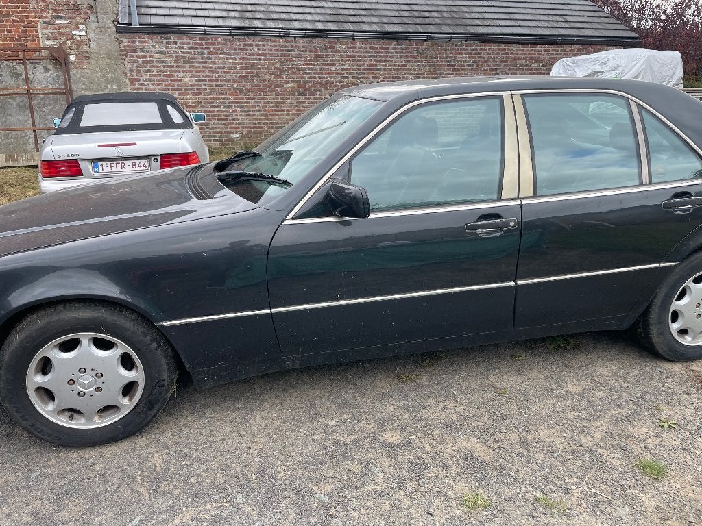 oldtimer mercedes 300se, Auto's, Oldtimers, Particulier, Open dak, Mercedes-Benz, Benzine, Berline, Automaat, Zwart, Zwart, Leder