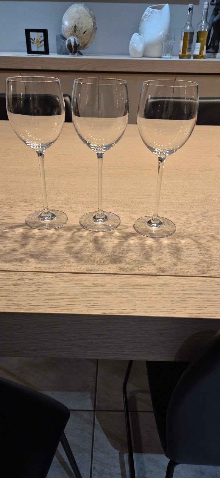 3 mooie waterglazen, Verzamelen, Ophalen