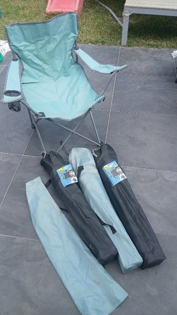 Pakket kampeerstoelen, Caravanes & Camping, Meubles de camping, Enlèvement, Utilisé, Chaise de camping