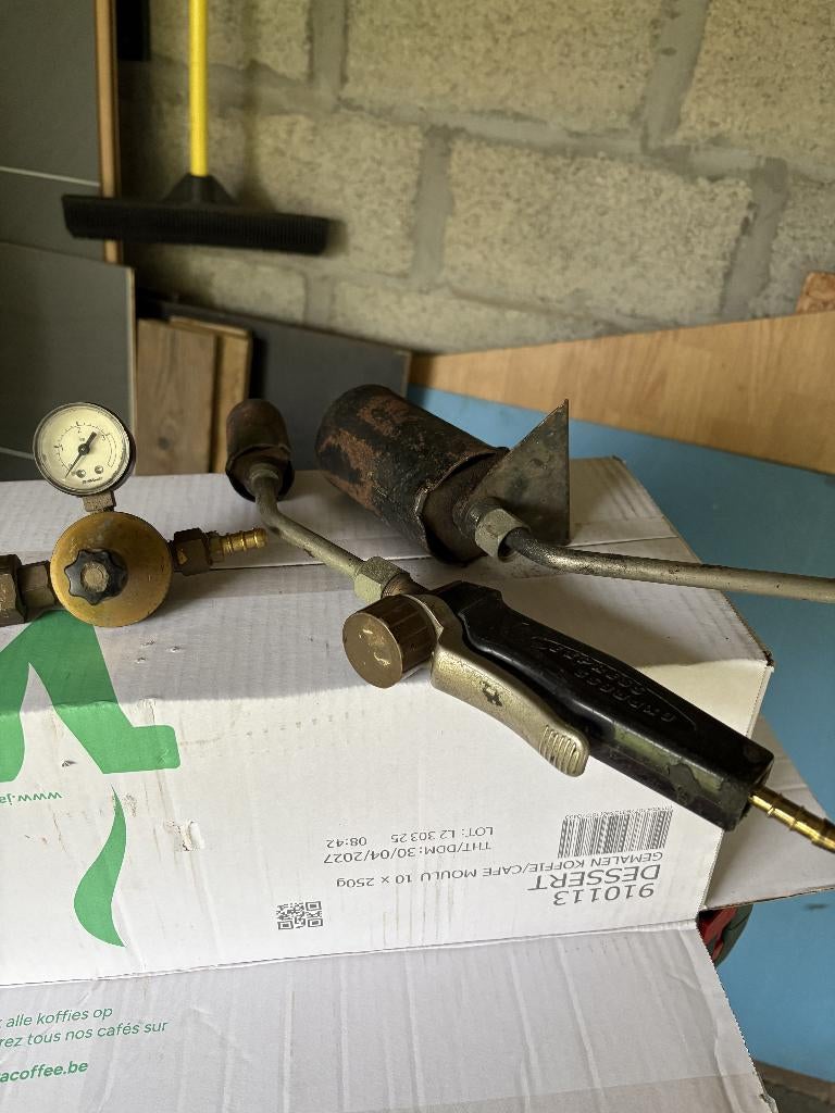 roofingbrander, Doe-het-zelf en Bouw, Ophalen, Gebruikt