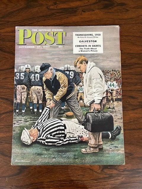 Saturday Evening Post, Newsstand posters (1950-1951), Enlèvement, Utilisé, Publicité