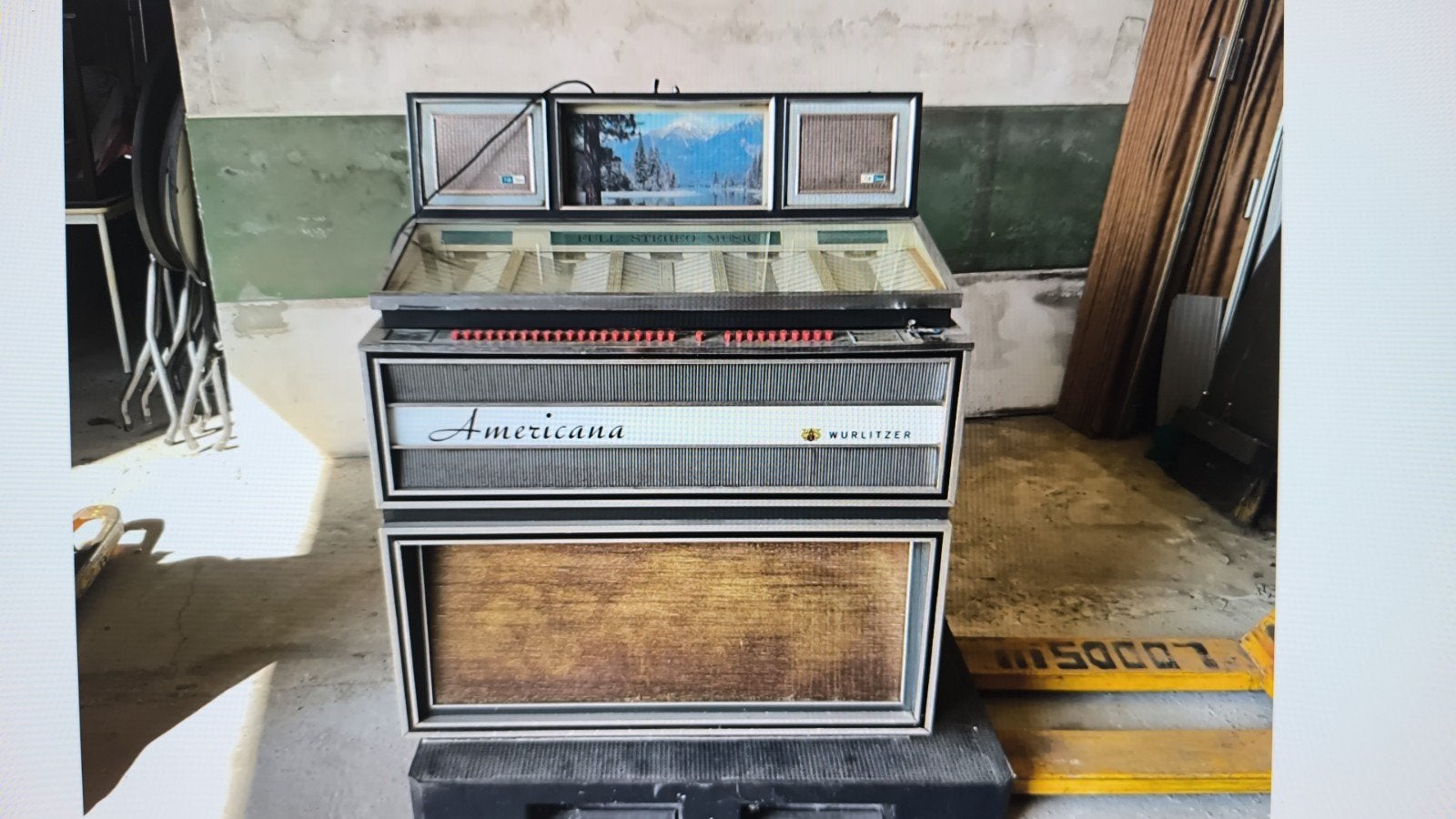 wurlitzer americana 3100 werkend, Ophalen, Gebruikt, Overige typen