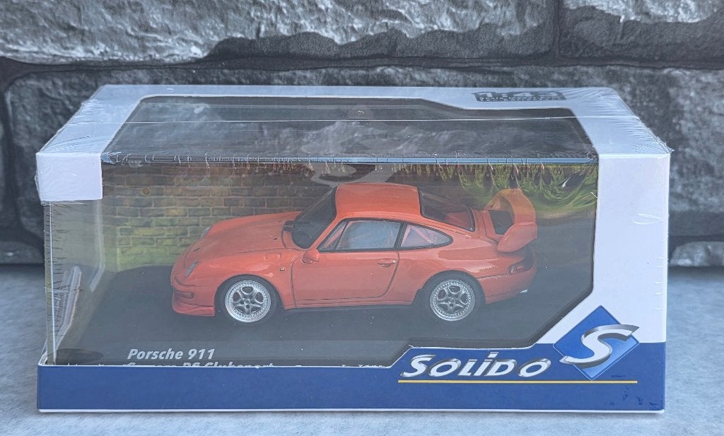 Porsche 911 (993) RS Clubsport 1/43ème, Hobby en Vrije tijd, Solido, Auto, Solido, Nieuw