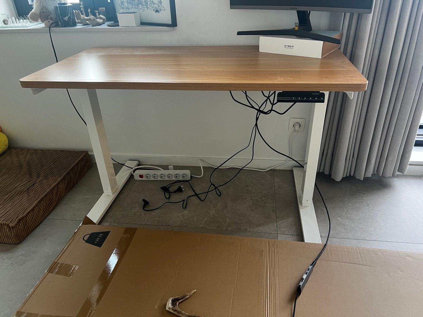 Zit-sta bureau, Maison & Meubles, Autres marques, 120 cm, Bureau assis-debout, Comme neuf