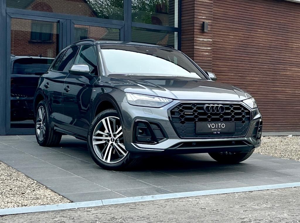 Audi Q5 PHEV 50TFSIe Quattro 3X S-LINE/CAMERA/MATRIX/CARPLAY, Autos, Audi, Argent ou Gris, Achat, Euro 6, Entreprise