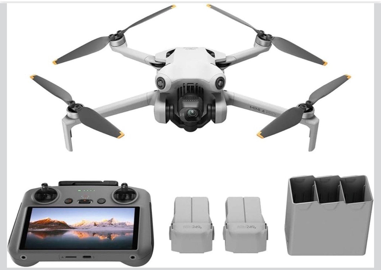 DJI pro mini 4 pro & rc 2 remote, Audio, Tv en Foto, Drones, Ophalen, Cameradrone, 15 tot 30 minuten, Zo goed als nieuw