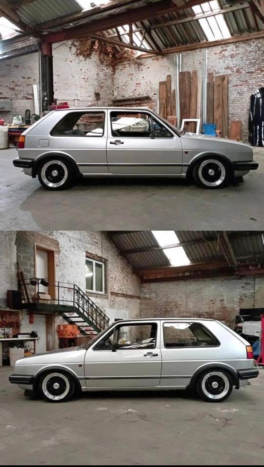 Volkswagen golf 2, Auto's, Volkswagen, Bedrijf, Golf, Benzine, Euro 1, Overige carrosserie, 3 deurs, Handgeschakeld, Zilver of Grijs