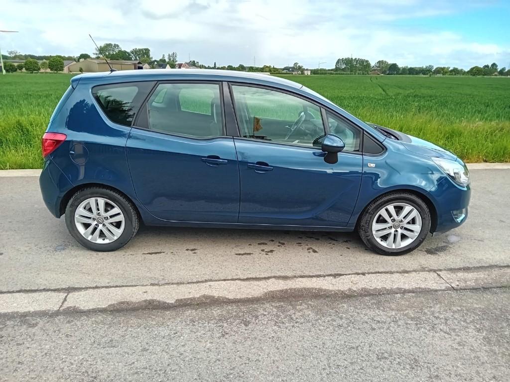 Opel Meriva 1.4 benzine - 1 jr garantie, Auto's, Voorwielaandrijving, 140 g/km, 4 cilinders, Blauw