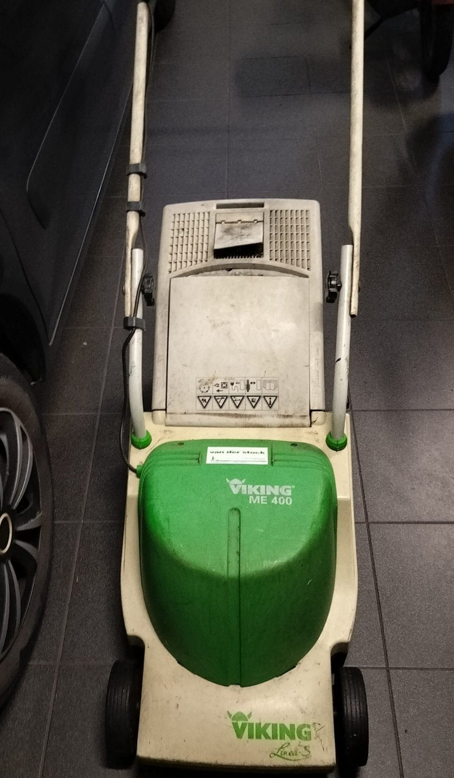grasmaaier, Ophalen, Gebruikt, Elektrische grasmaaier, Viking