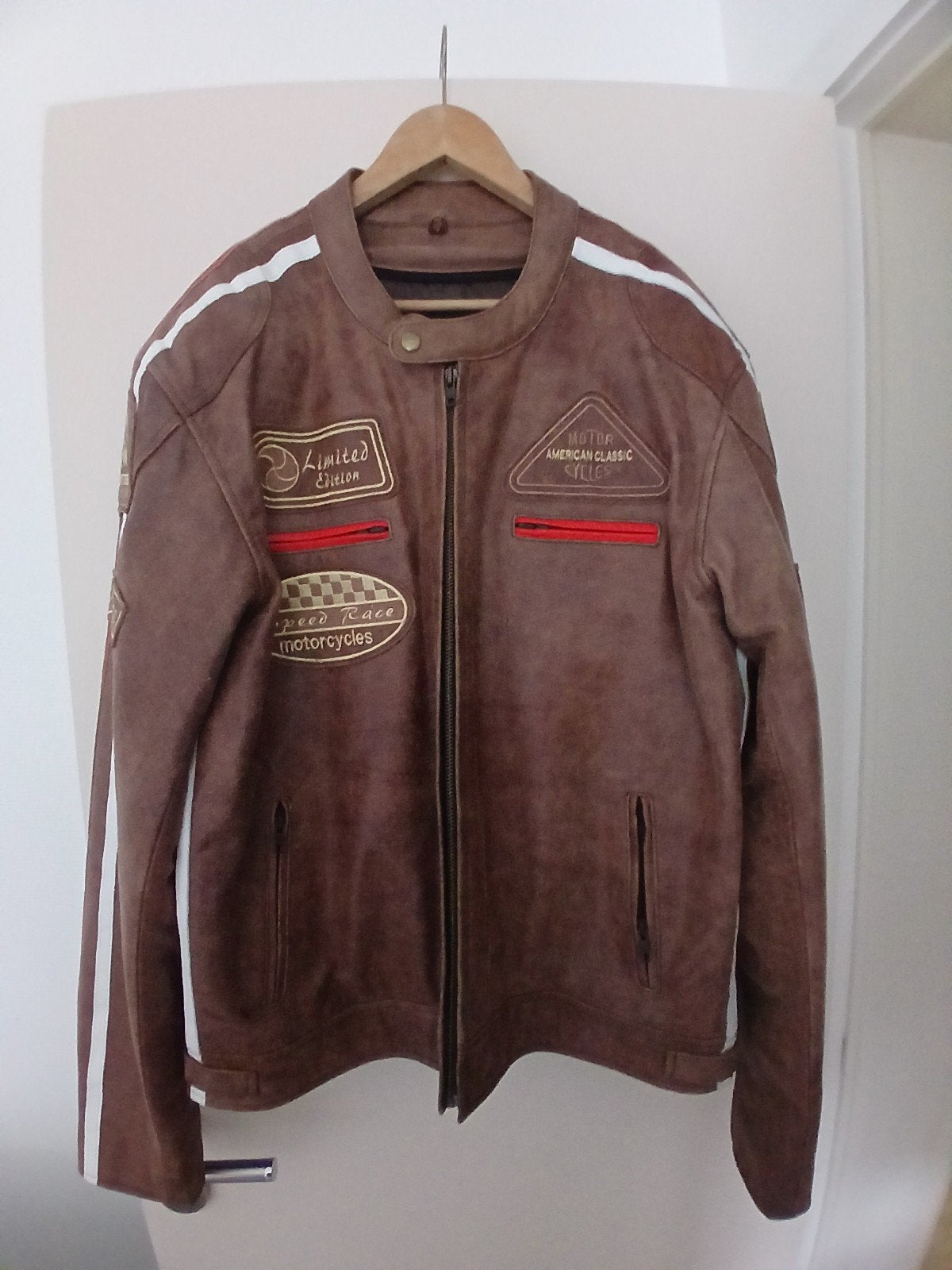 veste en cuir état neuf, Motoren, Kleding | Motorkleding, Ophalen, Nieuw zonder kaartje, Heren