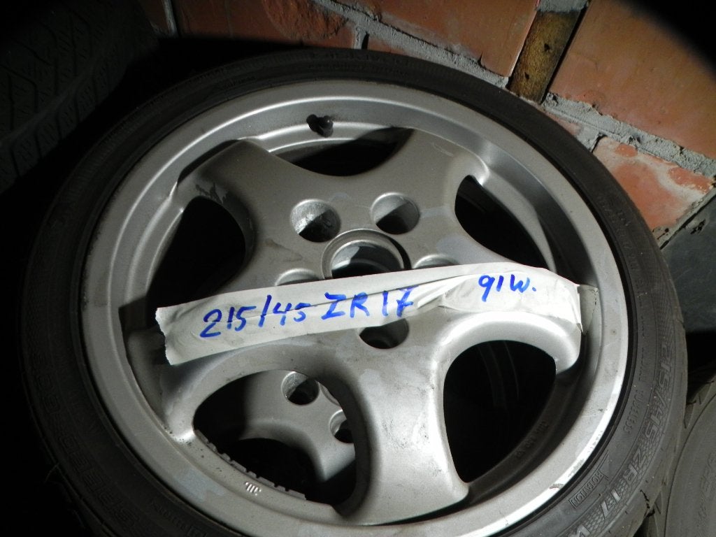 Banden +licht metalen velg 4x 215x45 ZR 17 91 W Porsche, Ophalen