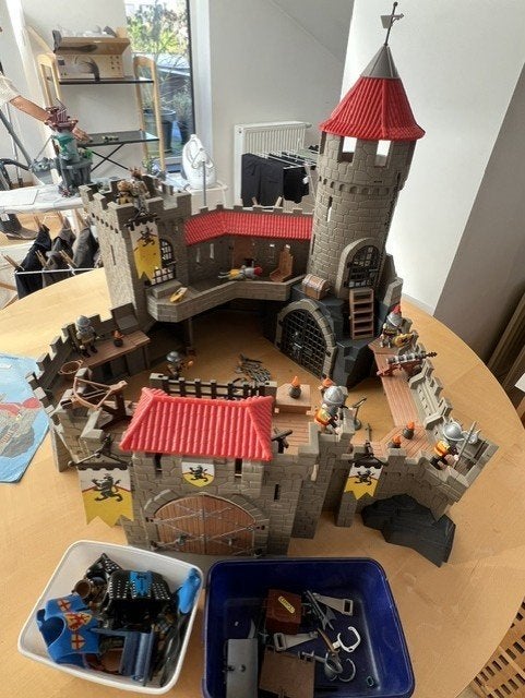 Playmobil kasteel, Kinderen en Baby's, Ophalen, Complete set, Zo goed als nieuw, Kasteel/Fort