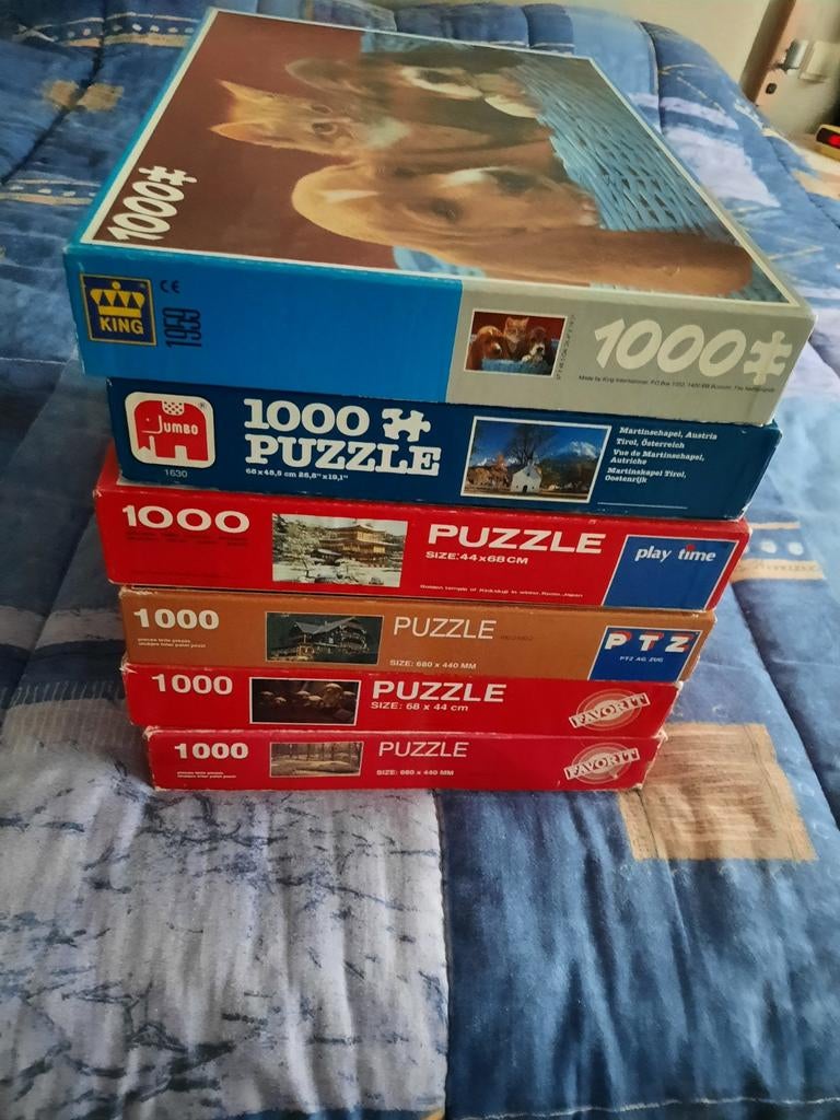 Legpuzzelen, Ophalen