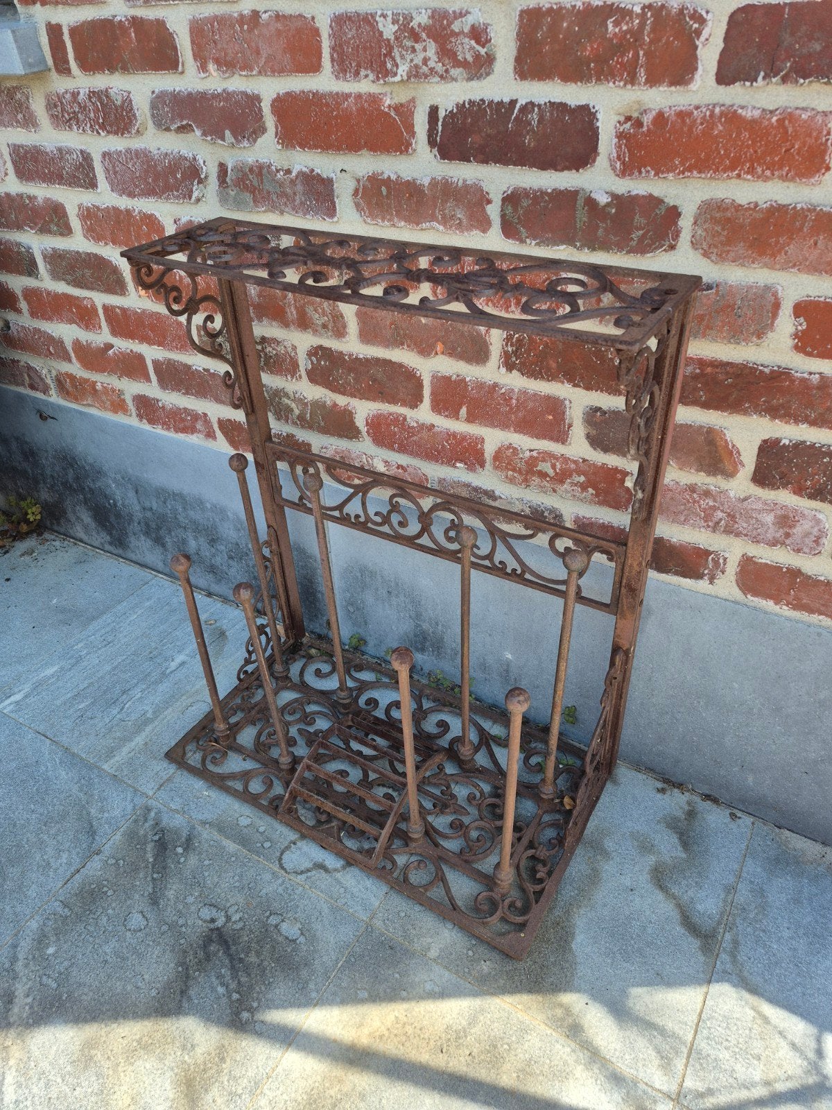Esschert Design gietijzeren laarzenrek (groot), Tuin en Terras, Ophalen